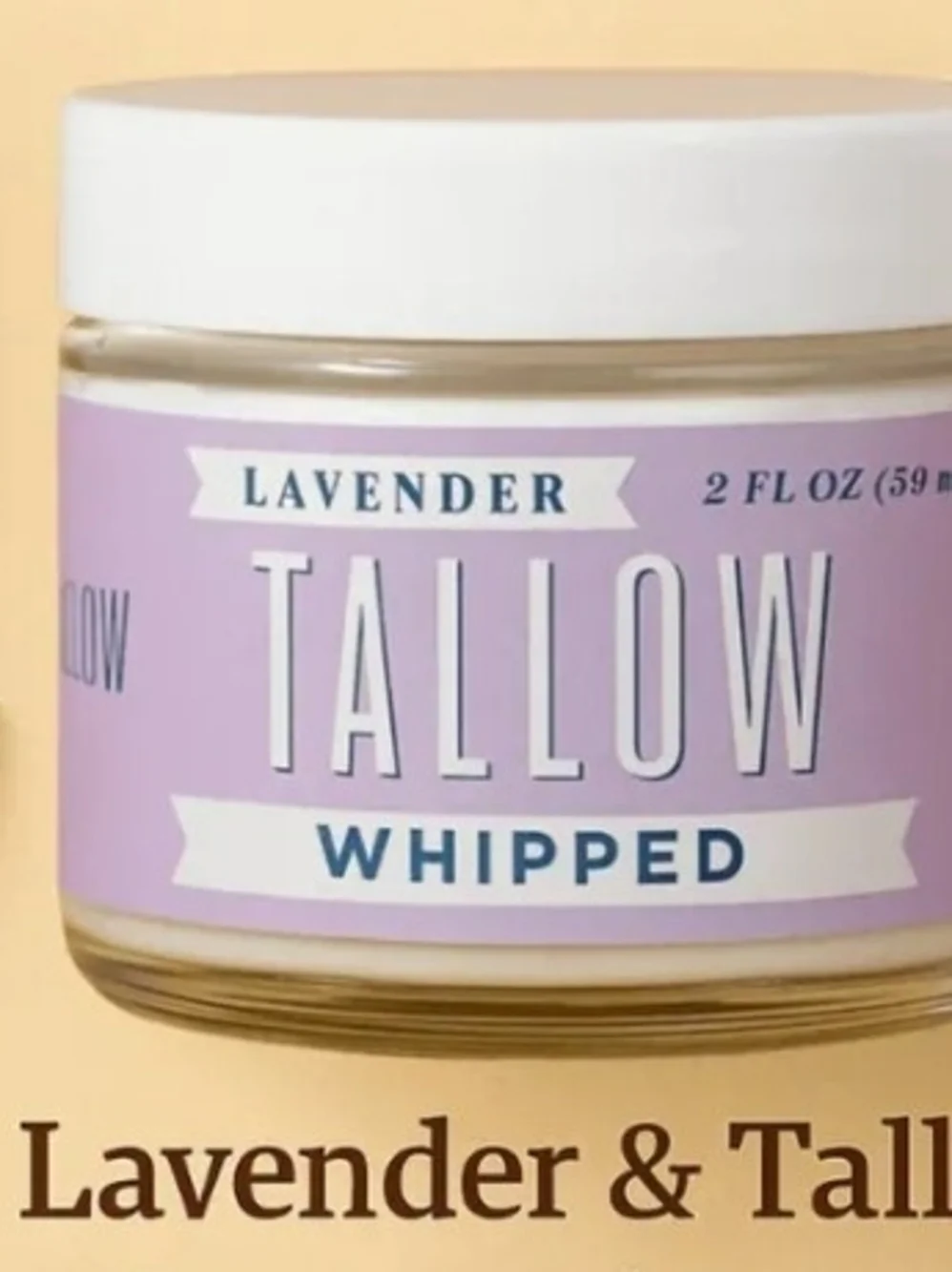 Lady Mays Lavender Whipped Tallow Balm — Nourishing Body Cream